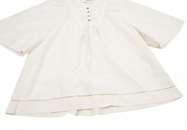 ミナペルホネンmina perhonen フレアスリーブコットントップス