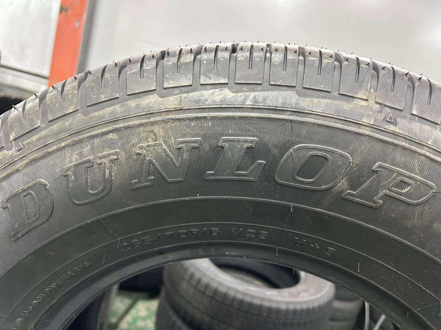 新車外し DUNLOP