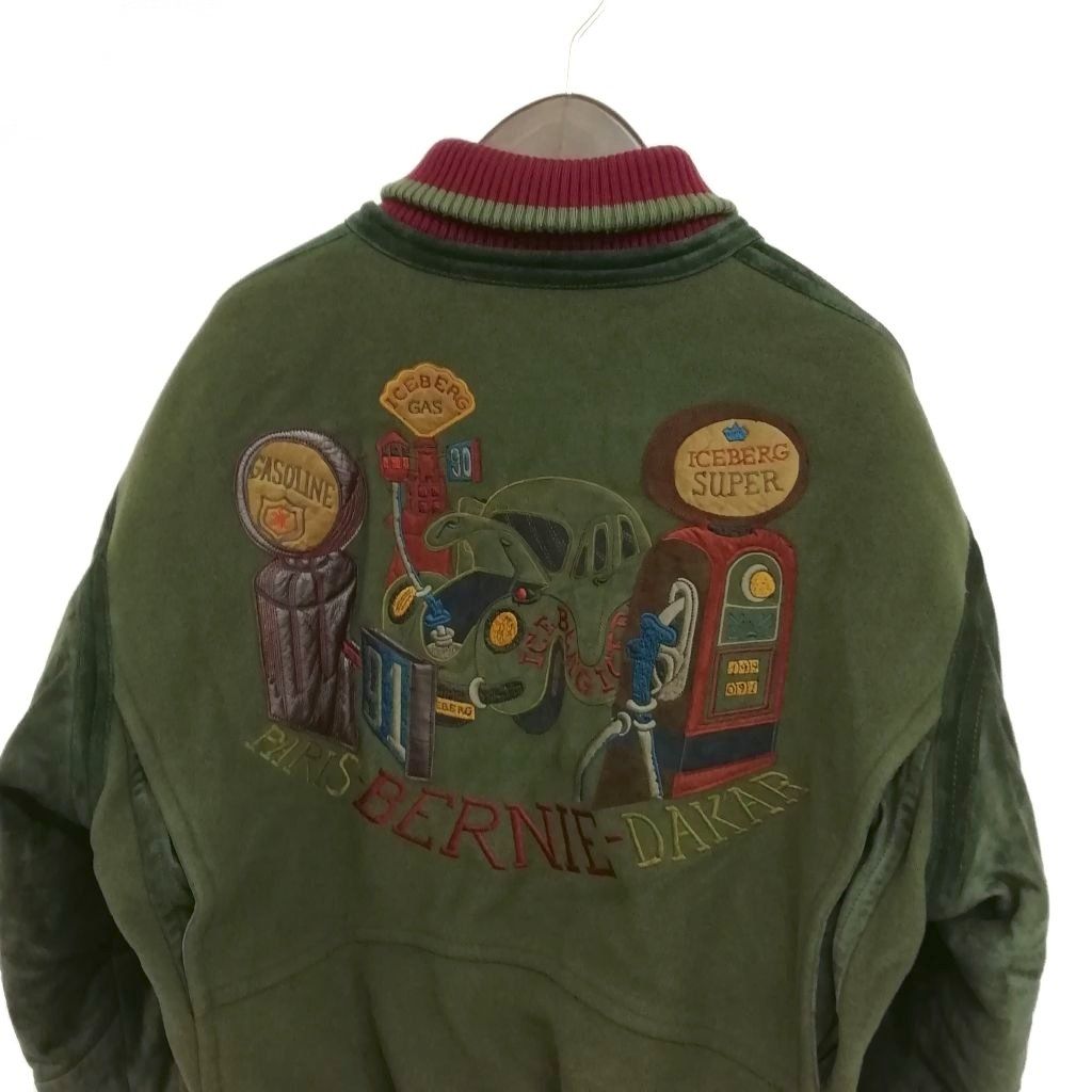 アイスバーグ ICEBERG PARIS BERNIE DAKAR ブルゾン スタジャン 袖