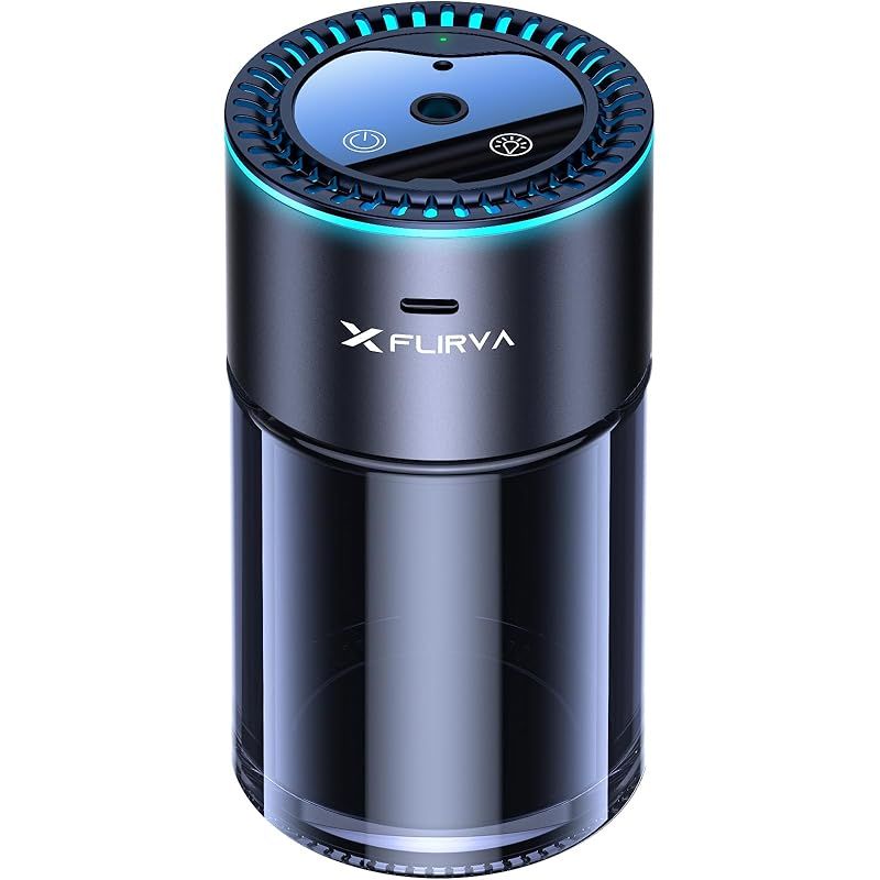 2026新登場 180 mL で 16 ヶ月持続 FLIRVA 車 アロマディフューザー 超音波霧化 静音 穴詰まりなし 粒子細かく 液溜まり防止 雰囲気ライト 持続モード特許 自動ON OFF 内蔵バッテリー コードレス アルミ合金 ホワイトムスク 0