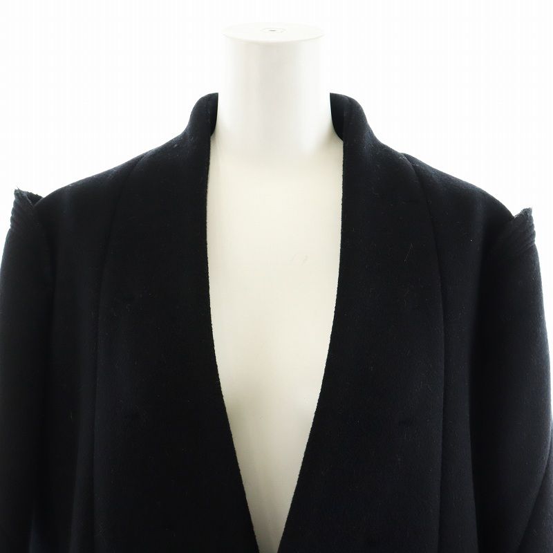 ディウカ divka ノーカラーコート ロング丈 アウター ウール カシミヤ