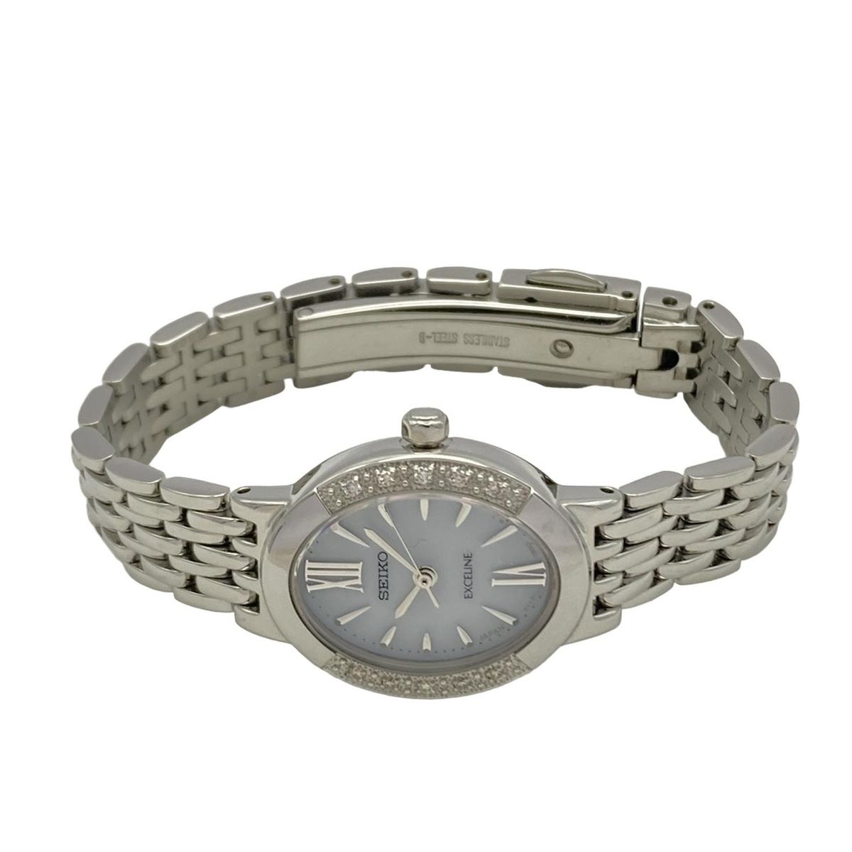 SEIKO(セイコー) 腕時計美品 EXCELINE(エクセリーヌ) V117-0AV0