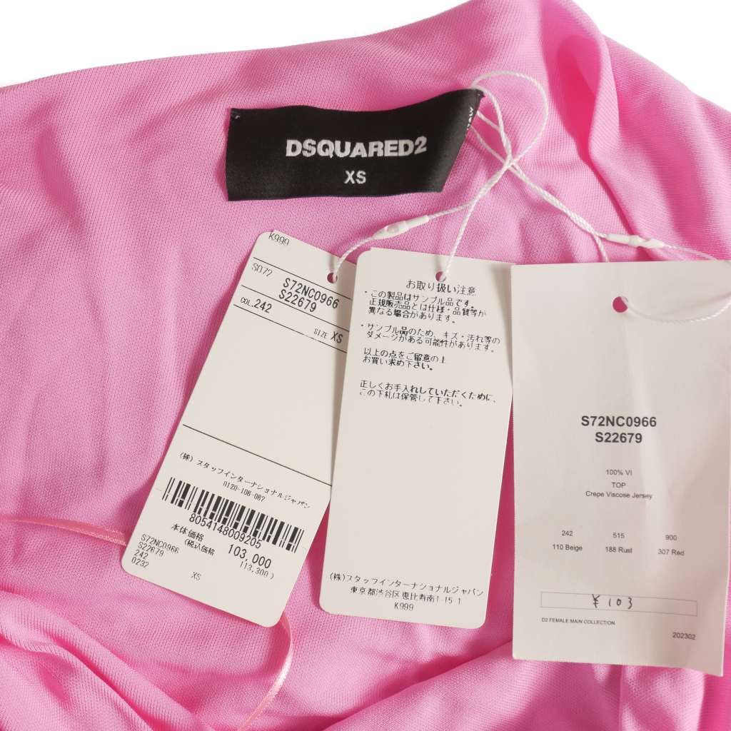 ディースクエアード DSQUARED2 23AW レーヨン カットソー ブラウス