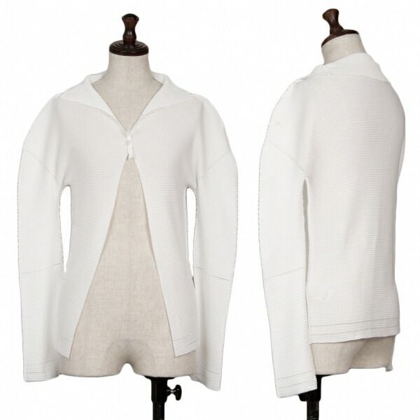 ISSEY MIYAKE meストレッチプリーツ カーディガン イッセイミヤケ ミーISSEY 良い MIYAKE me メッシュストレッチプリーツ