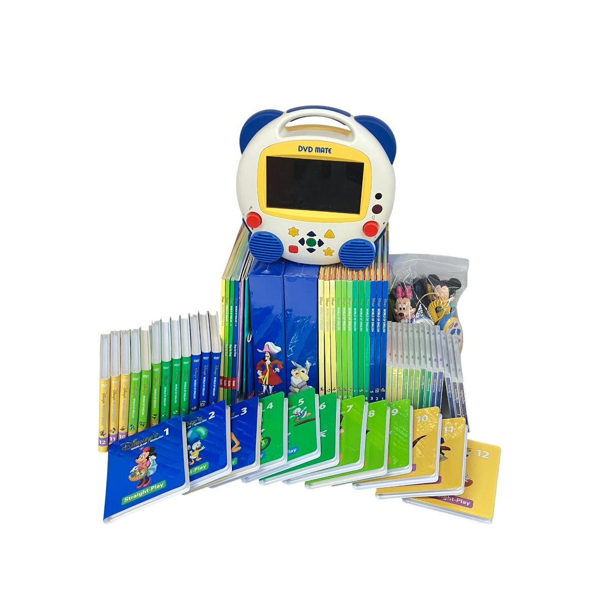 ディズニーワールドファミリー　DVD 1-12 DWE 英語教材 ワールドファミリー DWE ディズニー 英語システム ステップバイ