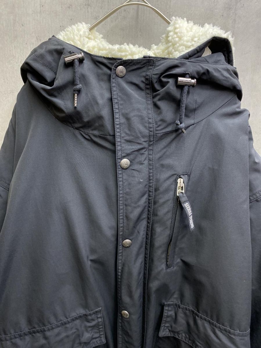 ジャーナルスタンダードレリューム SIERRA DESIGNS ボア リバーシブル 3 WAY マウンテンパーカー sizeL|白ｘ黒 ◆ メンズ