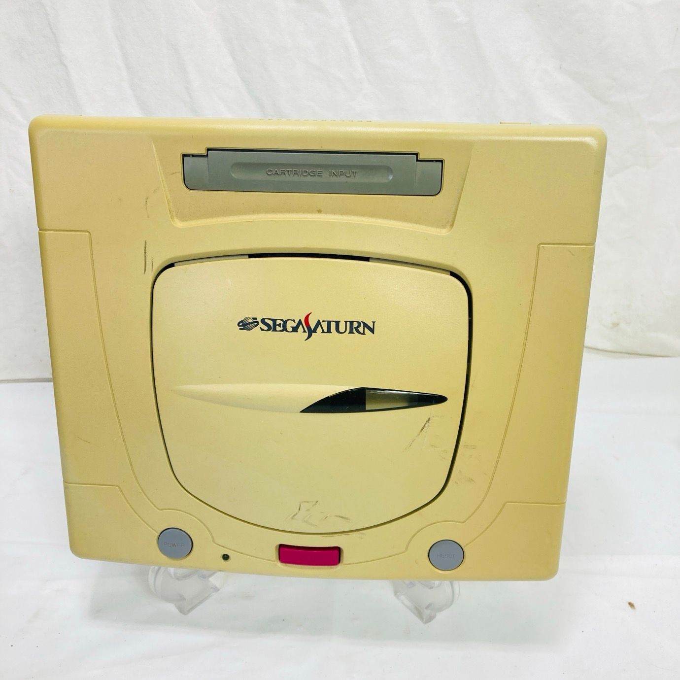 元箱 セガサターン 本体 ホワイト パック コントローラー 動作品 シリアル番号不明 ソフト