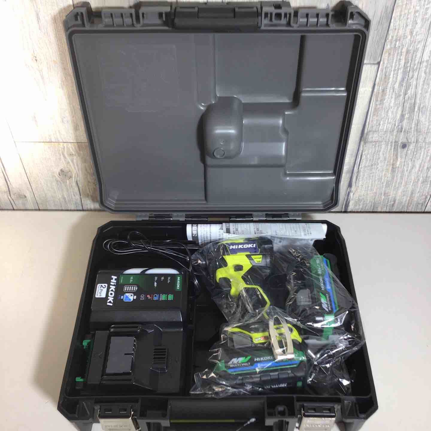 ♥品 ハイコーキ HIKOKI 日立 コードレス インパクトドライバ スパイダーイエロー WH 36 DD 2 XHYSZ インパクト イエロー 黄 充電式