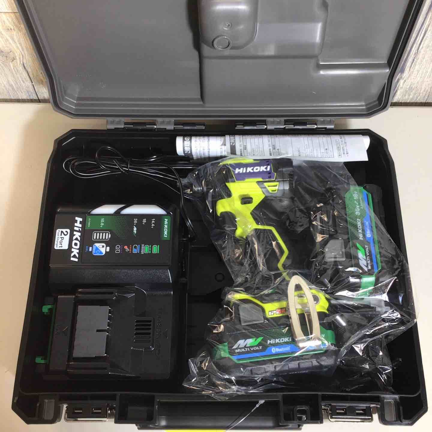 ♥品 ハイコーキ HIKOKI 日立 コードレス インパクトドライバ スパイダーイエロー WH 36 DD 2 XHYSZ インパクト イエロー 黄 充電式