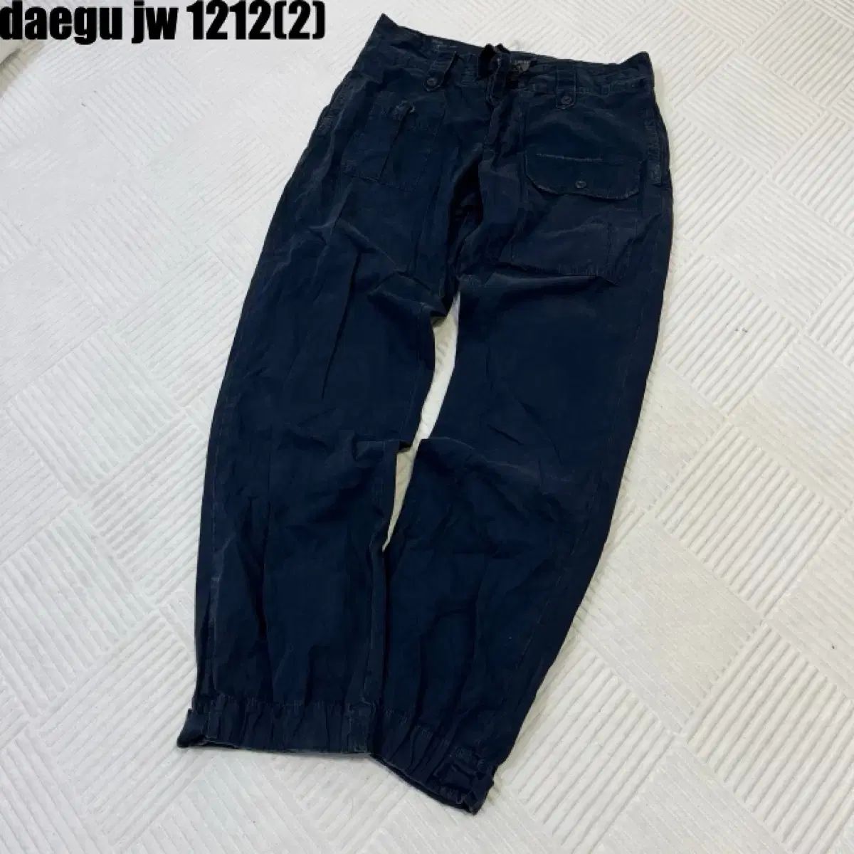 ネイビー コットン パンツ カーゴパンツ ズボン パンツ 30