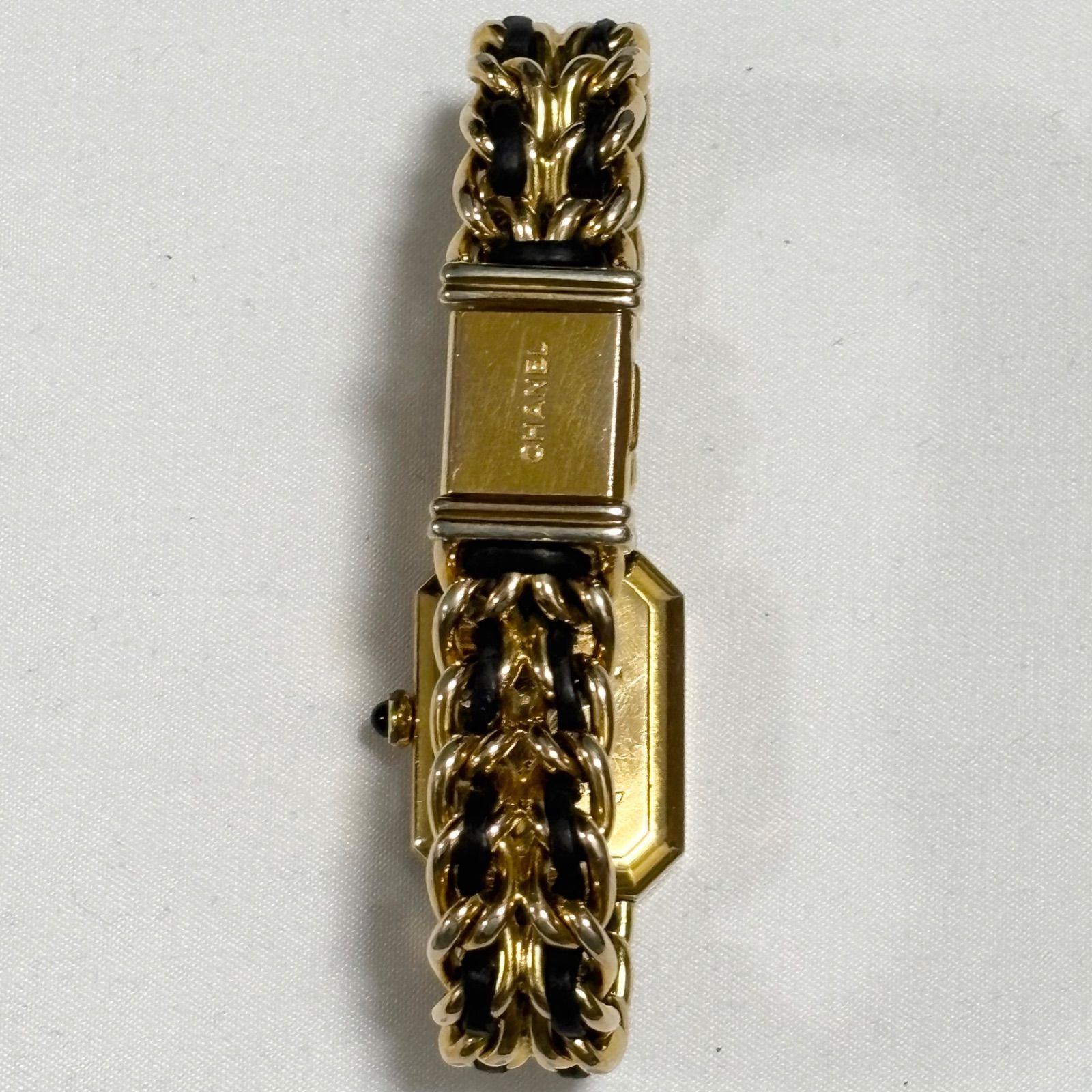 送料無料】CHANEL/シャネル/プルミエール/クォーツ腕時計/ブラック