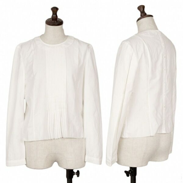 ミナペルホネンmina perhonen mountain bird フロントプリーツブラウス