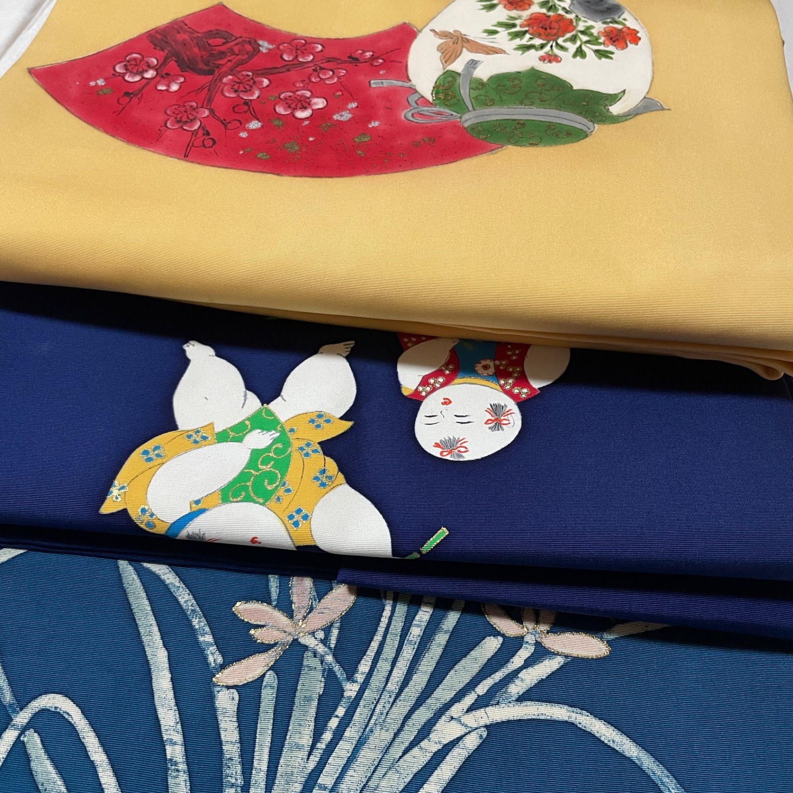 正絹 塩瀬 3枚 名古屋帯 まとめて - メルカリ