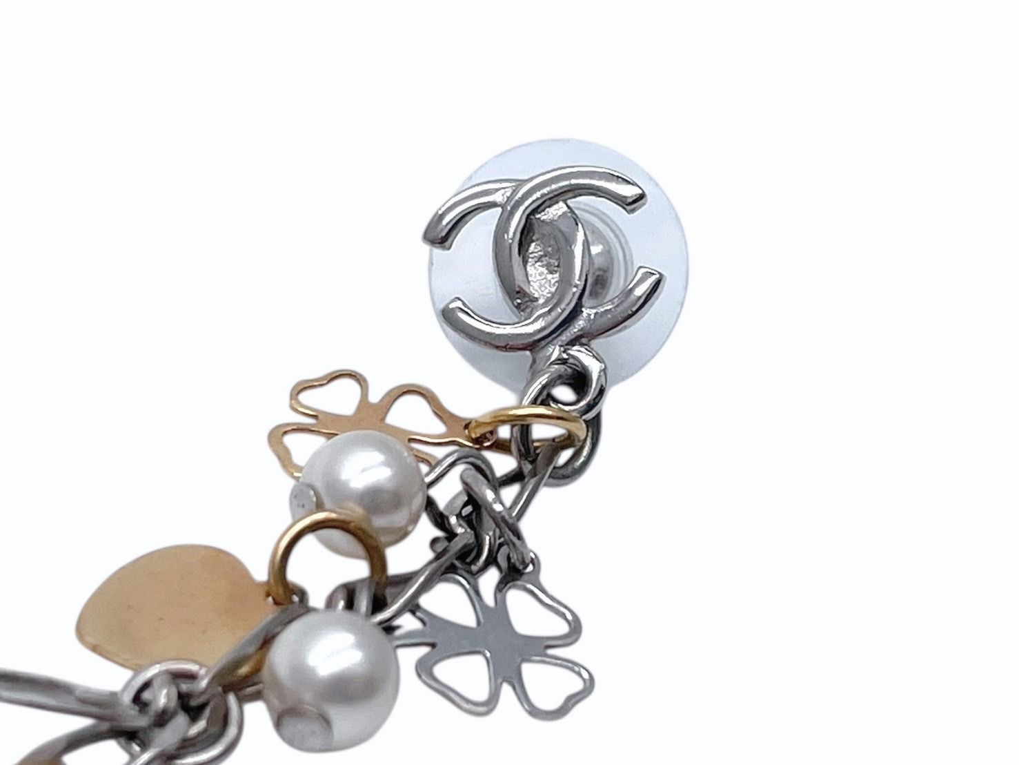 極美品 CHANEL シャネル ドロップピアス 重量約7g 06A刻印 ココマーク