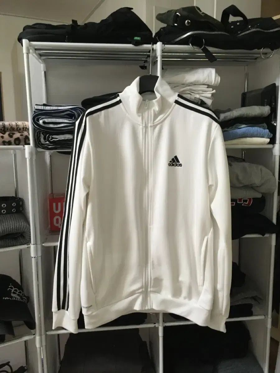 即時決済0 クリーム30万 アディダス 3 s レギュラーフィット ダブルニー トラックジャージ 白