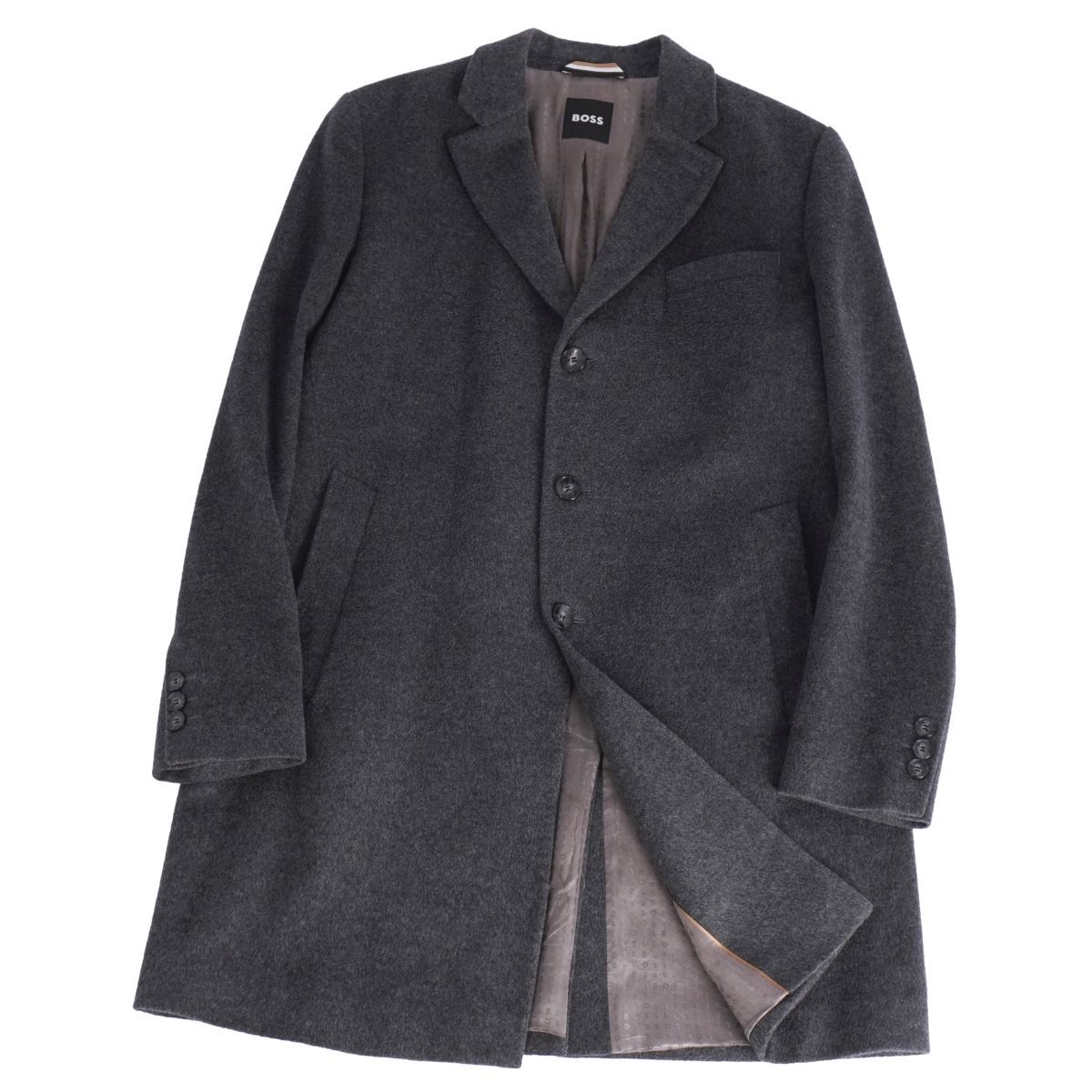 ヒューゴボス HUGO BOSS コート チェスターコート ウール カシミ