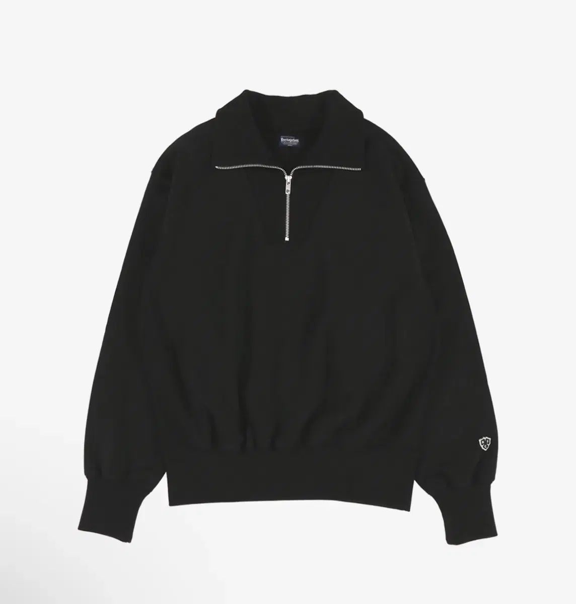 HERITAGE FLOSS ショップ ハーフジップ スウェット s