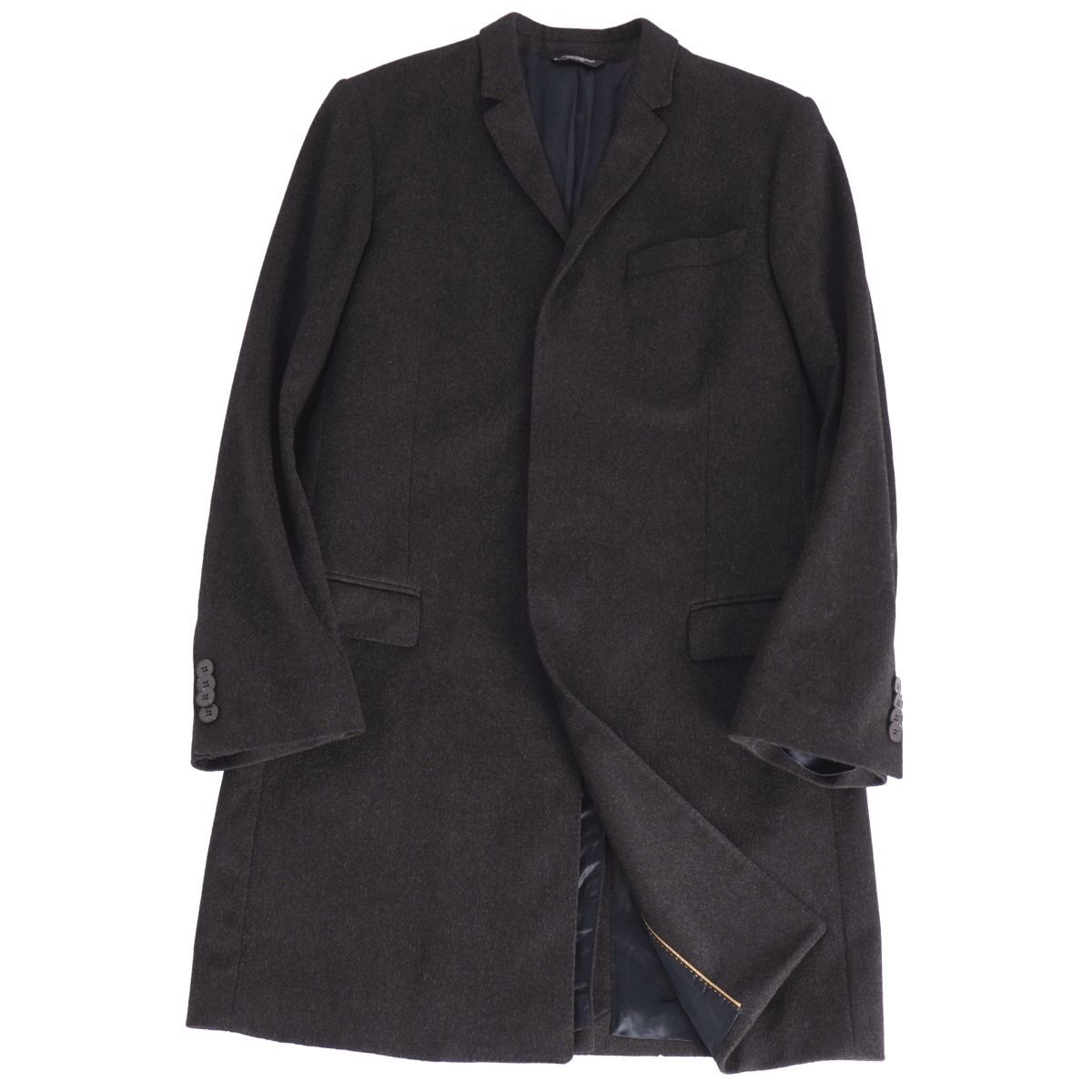 美品ドルチェアンドガッバーナ　チェスターコート　48 美品 ドルチェ&ガッバーナ DOLCE&GABBANA コート チェスターコート