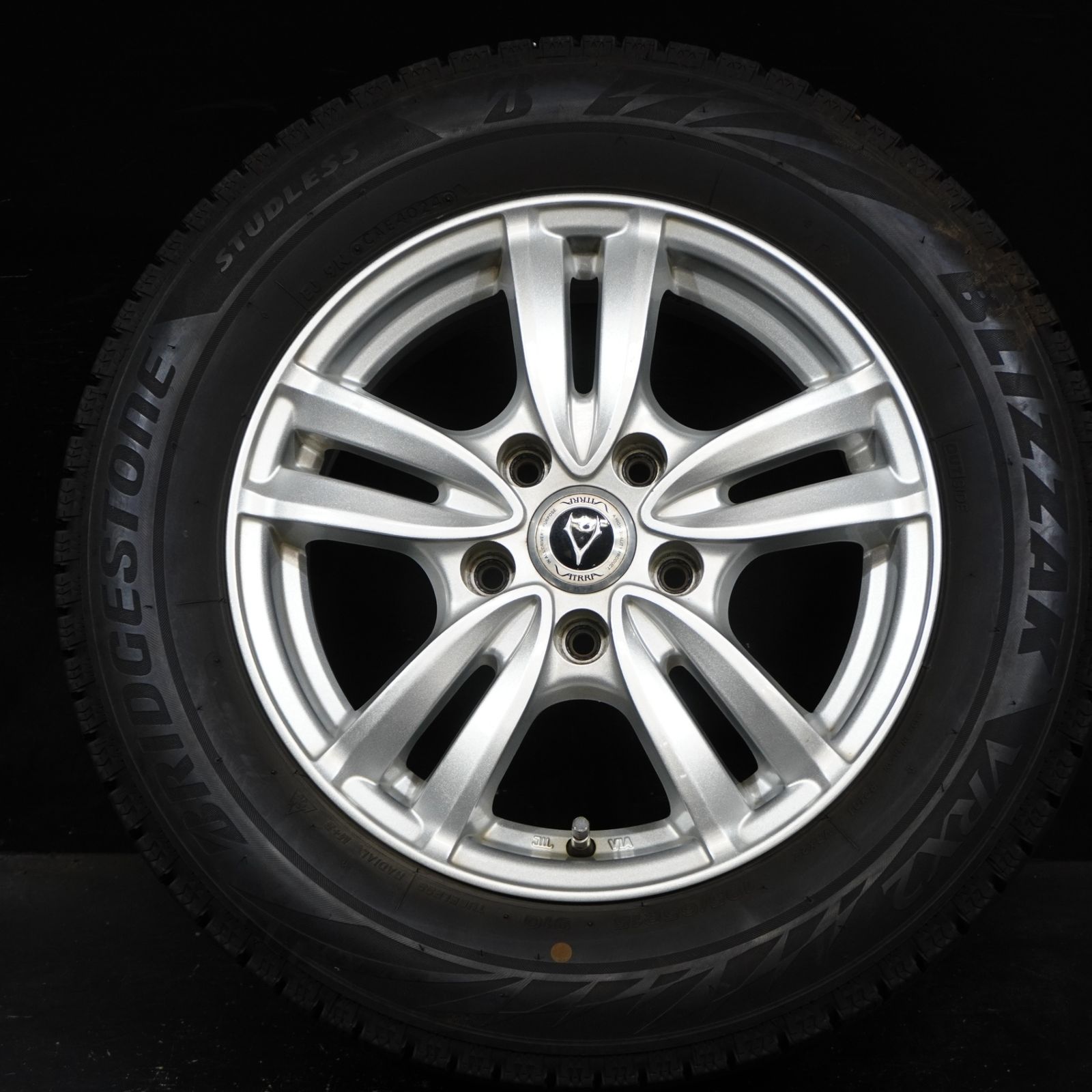  バリ山 ブリヂストン BLIZZAK VRX 2 バトラ 195 65 R 15 6 J 43 114 3 5 H 4本 スタッドレス ノア ヴォクシー ステップワゴン等 15インチ タイヤ ホイールセット