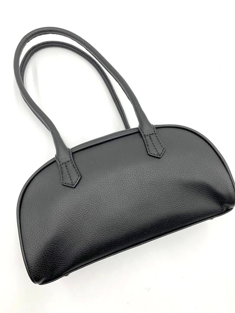 LOVST TOKYO ラヴィストトーキョー アップルハーフムーンボストン バッグ 黒 レディース