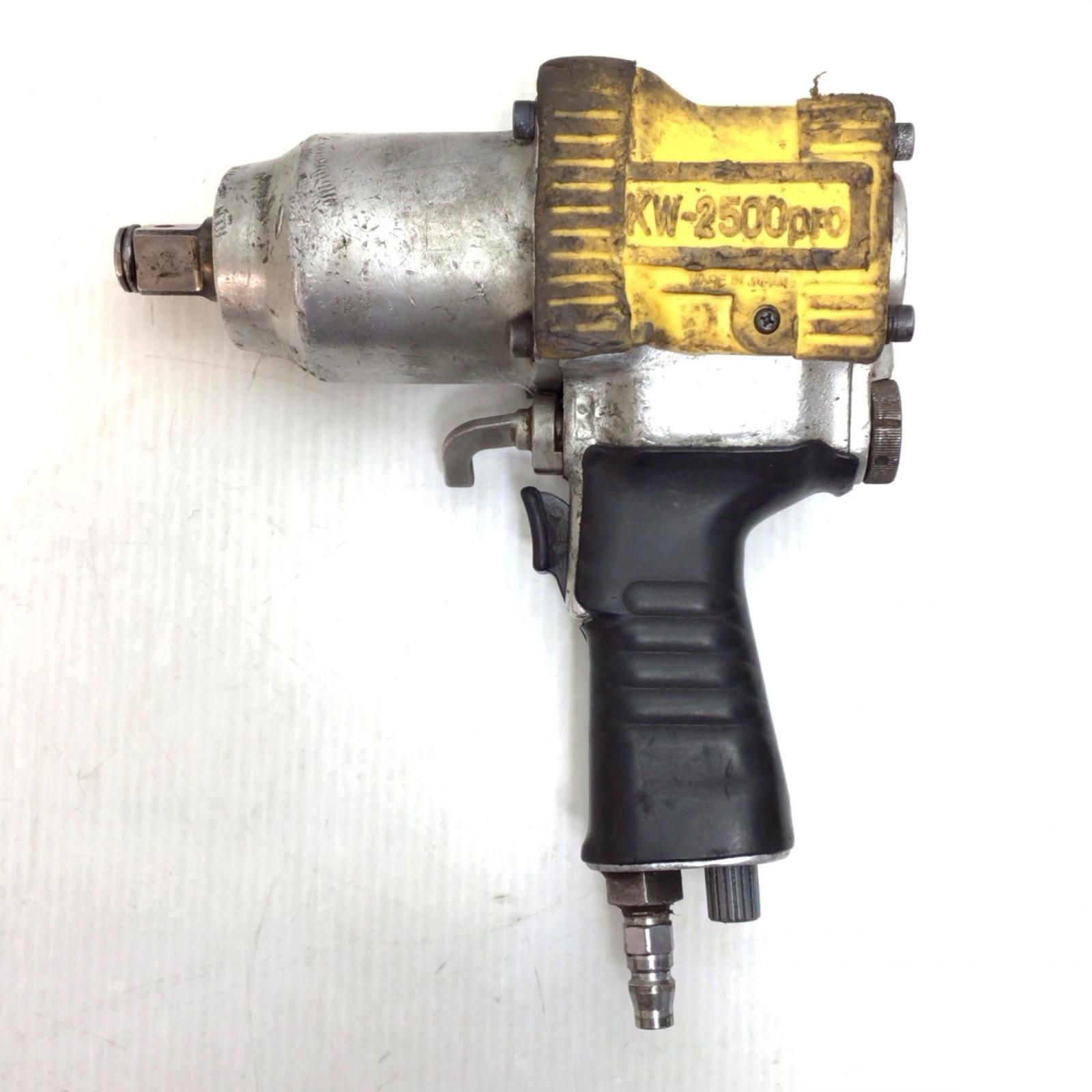 ΘΘ エアインパクトレンチ 品 D 本体のみ 常圧 P 40010 オイル漏れ KW 2500 pro イエロー