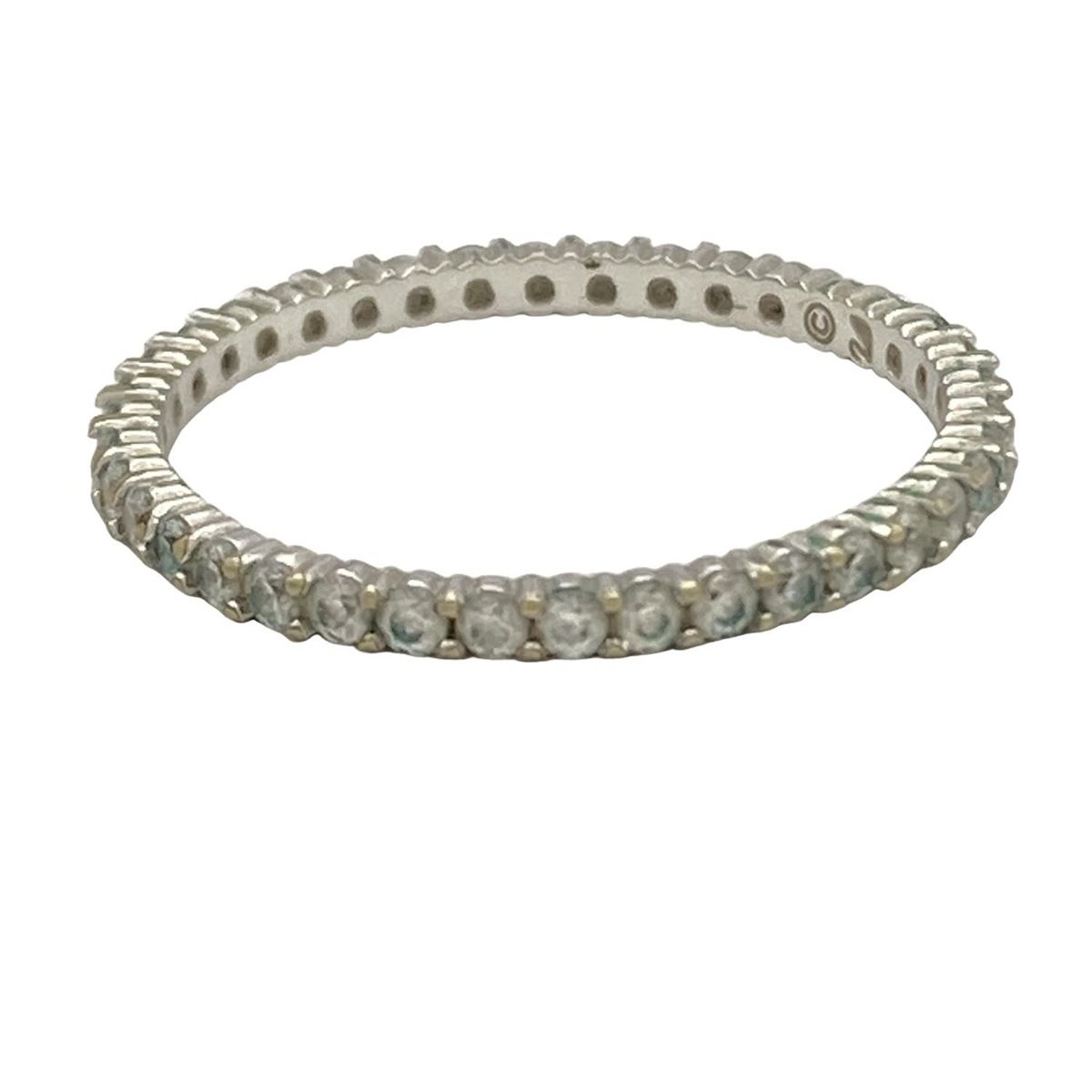 スワロフスキー　リング　55 SWAROVSKI(スワロフスキー) リング 55美品 - シルバー×クリア - メルカリ