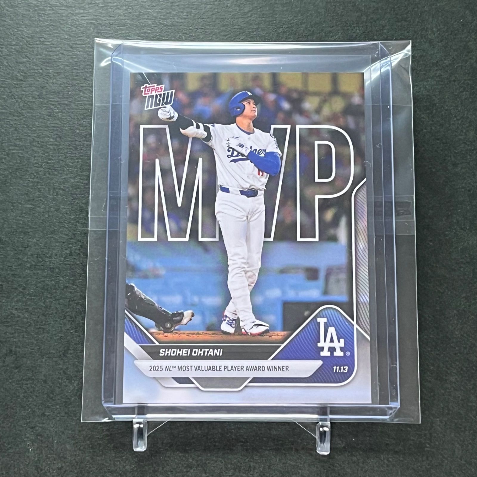 5-OS7【新品スリーブ&ローダー入り】大谷翔平 2025ナ・リーグ満票MVP 