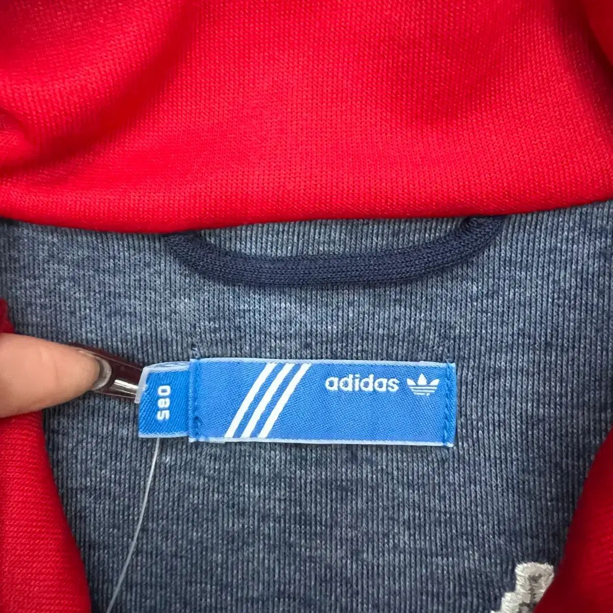 アディダス パリ トラックジャージ ネイビー レッド