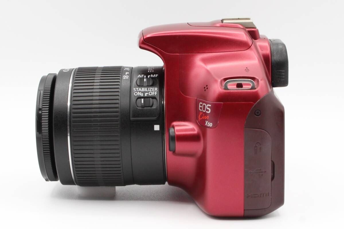  上品 ショット数15735回 キヤノン Canon EOS kiss X 50 レンズキット EF S 18 55 mm F 3 5 6 IS Ⅱ ♯411 デジタル一眼レフ デジタルカメラ