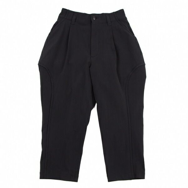 イッセイミヤケISSEY MIYAKE 切替デザインクロップドナイロン