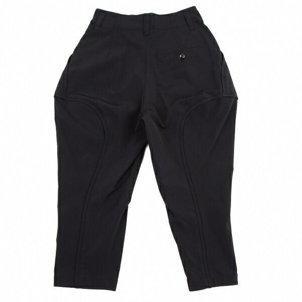 イッセイミヤケISSEY MIYAKE 切替デザインクロップドナイロン