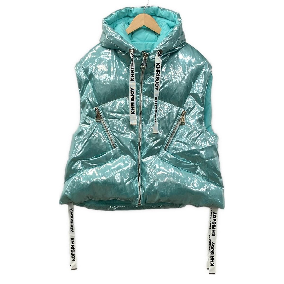 クリスジョイ ダウンベスト サイズ1 S メンズ - ライトブルー 冬