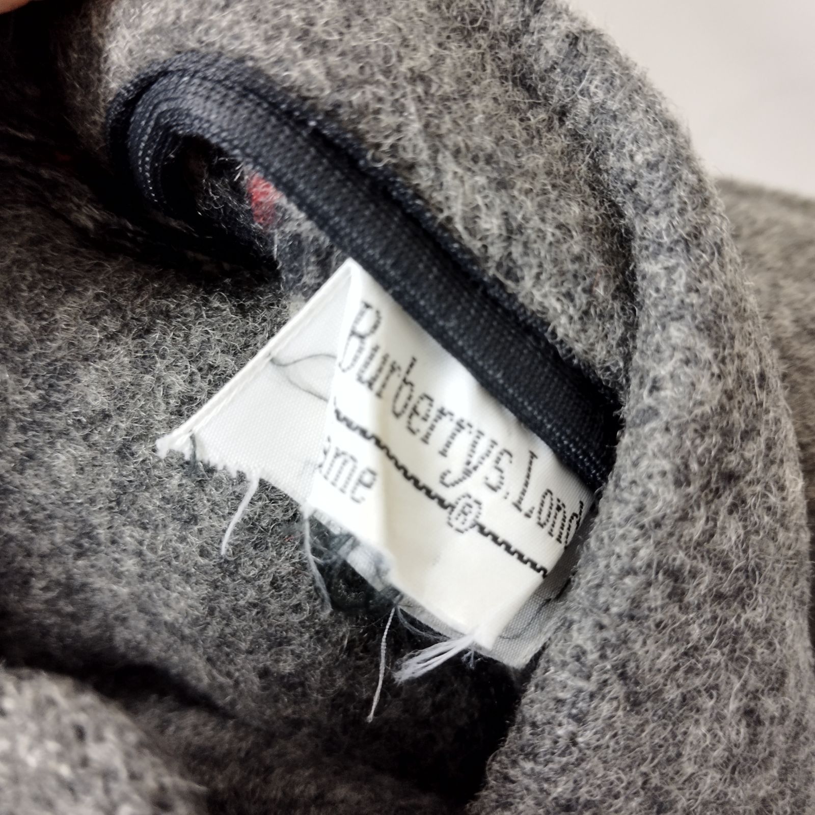 Burberrys 英国製 ダッフルコート Lサイズ グレー ノバチェック