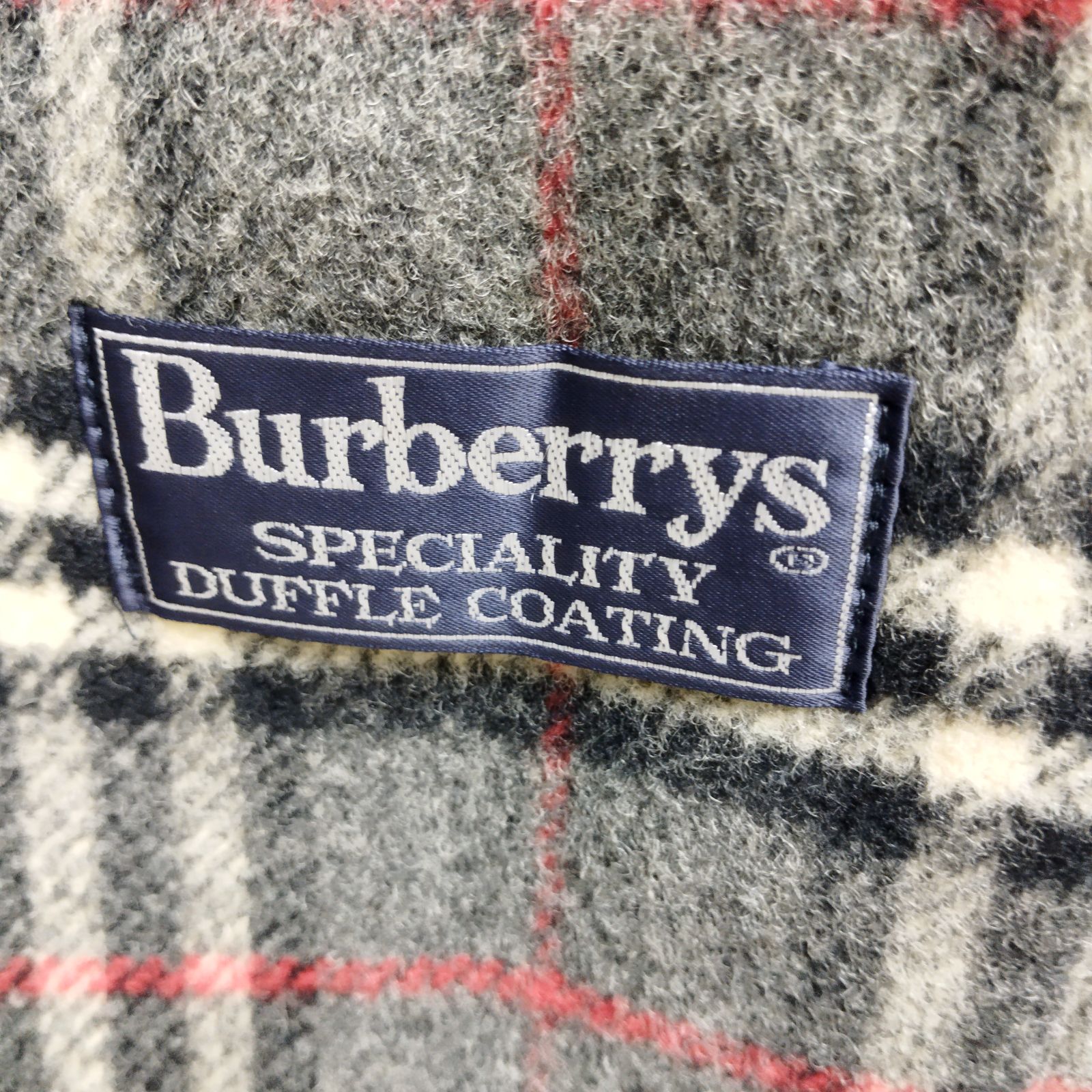 Burberrys 英国製 ダッフルコート Lサイズ グレー ノバチェック