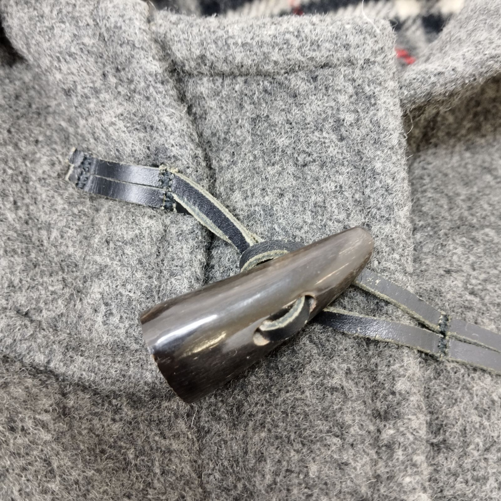 Burberrys 英国製 ダッフルコート Lサイズ グレー ノバチェック