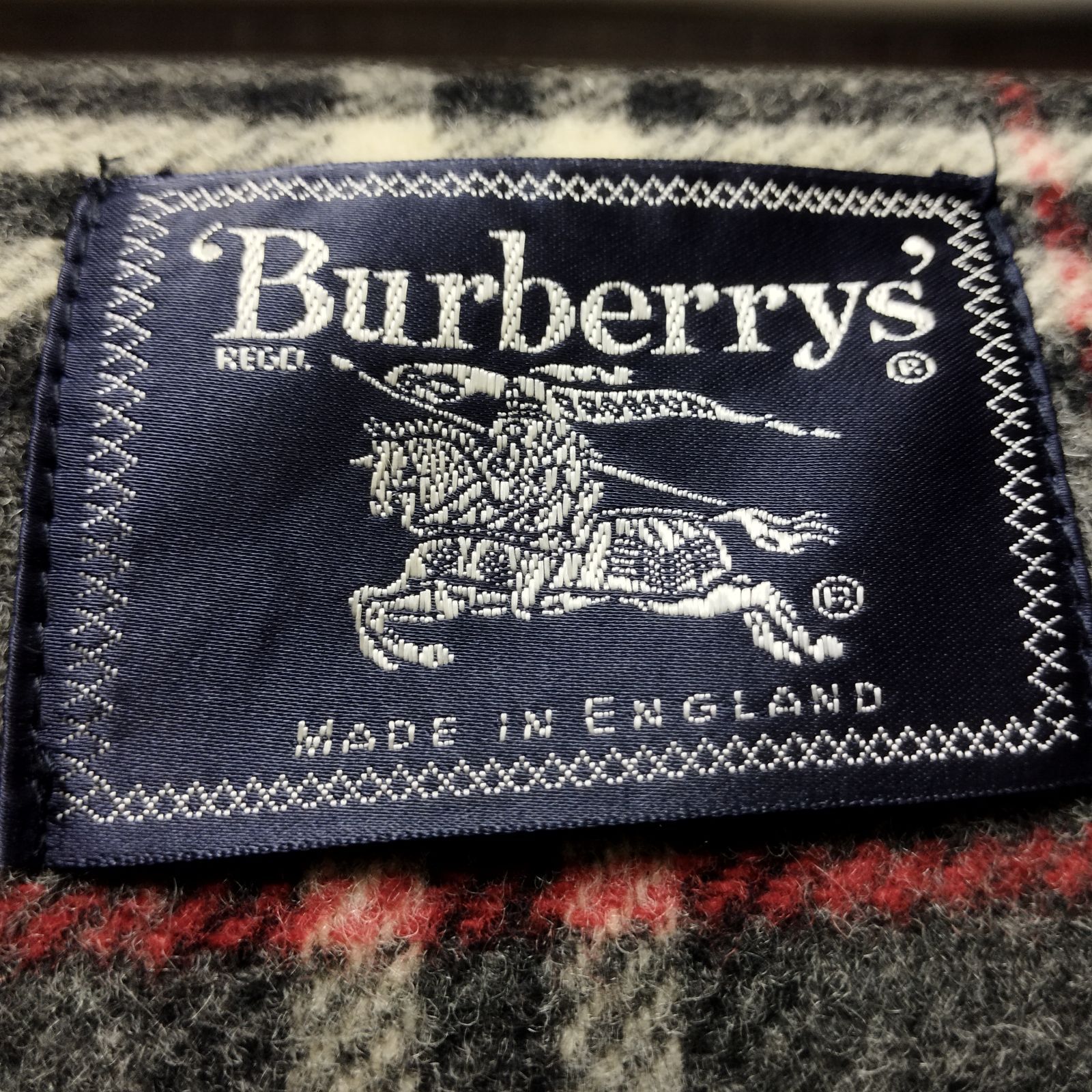 Burberrys 英国製 ダッフルコート Lサイズ グレー ノバチェック