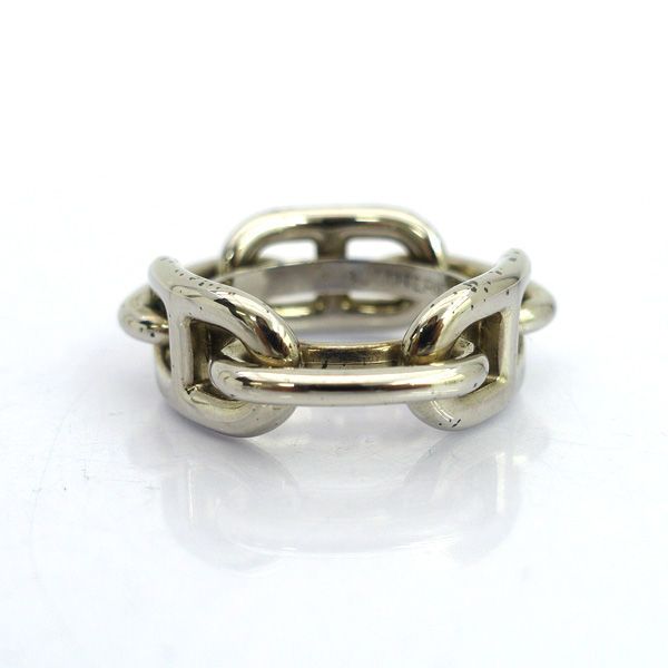 HERMES エルメス シェーヌダンクル スカーフリング シルバー ブランド