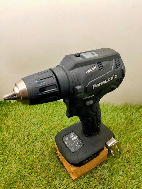 パナソニック Panasonic 充電ドリルドライバー 本体のみ EXENA デュアル 14.4 V 18 V対応 電子クラッチ搭載 Pシリーズ BRAIN EZ 1 DD X-B ブラック