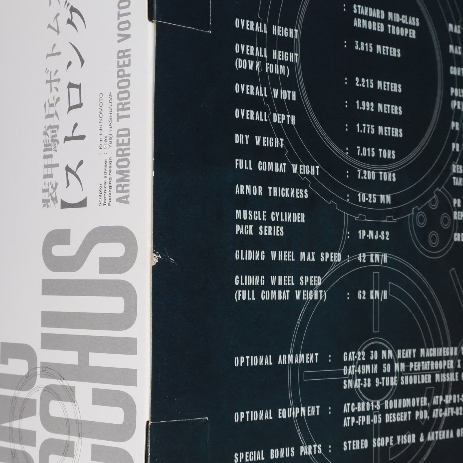 ATM-09-STC ストロングバックス 装甲騎兵ボトムズ 1/12 完成品 可動