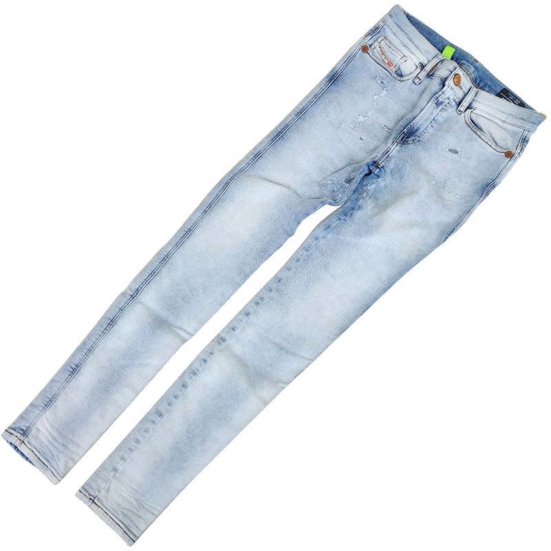 DIESEL ディーゼル ジョグジーンズ D-REEFT-Y-TL 細スキニー A 01458 069 UC 01 W 26|27 L 32 ストレッチ ジョグデニム Sweat jeans メンズ デニム パンツ