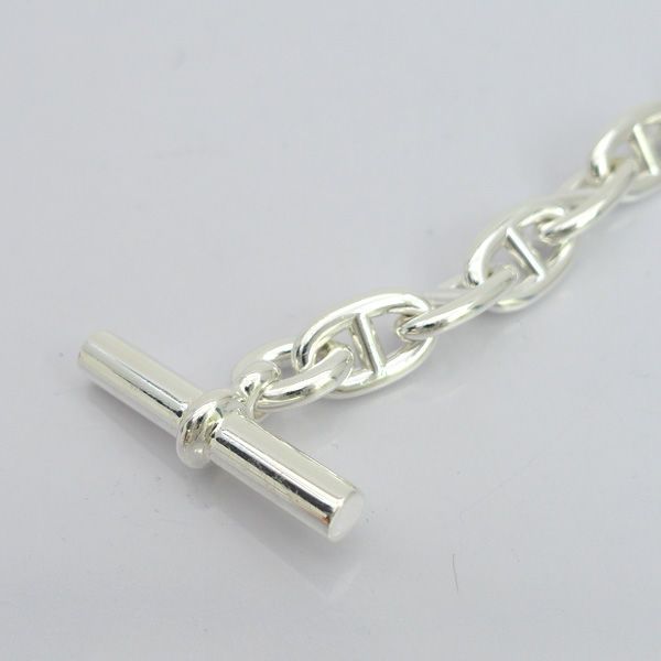 HERMES / エルメス シェーヌダンクルMM ブレスレット 15コマ SILVER 925 【ブレスレット/バングル/アンクル/アクセサリー】 ブランド【中古】 