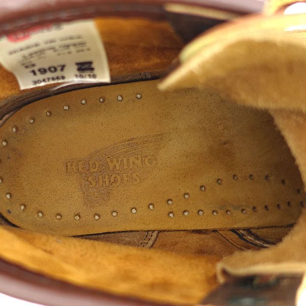 REDWING ◆アイリッシュセッター/ラフ＆タフ/モックトゥ/ブラウン/26.5ｃｍ 1907 メンズファッション【メンズ/MEN】 【中古】 REDWING / レッドウィング ◇アイリッシュセッター/ラフ＆タフ