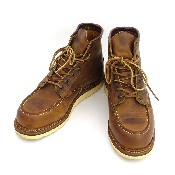 REDWING ◆アイリッシュセッター/ラフ＆タフ/モックトゥ/ブラウン/26.5ｃｍ 1907 メンズファッション【メンズ/MEN】 【中古】 REDWING / レッドウィング ◇アイリッシュセッター/ラフ＆タフ