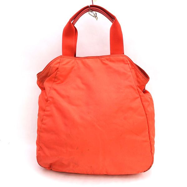 PRADA プラダ ２WAY トートバッグ クロスボディ ナイロン サーモンピンク バッグ バック BAG 鞄 カバン ブランド