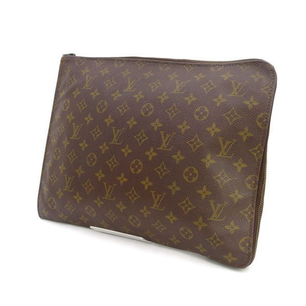 LOUIS VUITTON ルイヴィトン モノグラム ボシェッドキュマン 書類入れ クラッチ PVC M 53456 ブランド