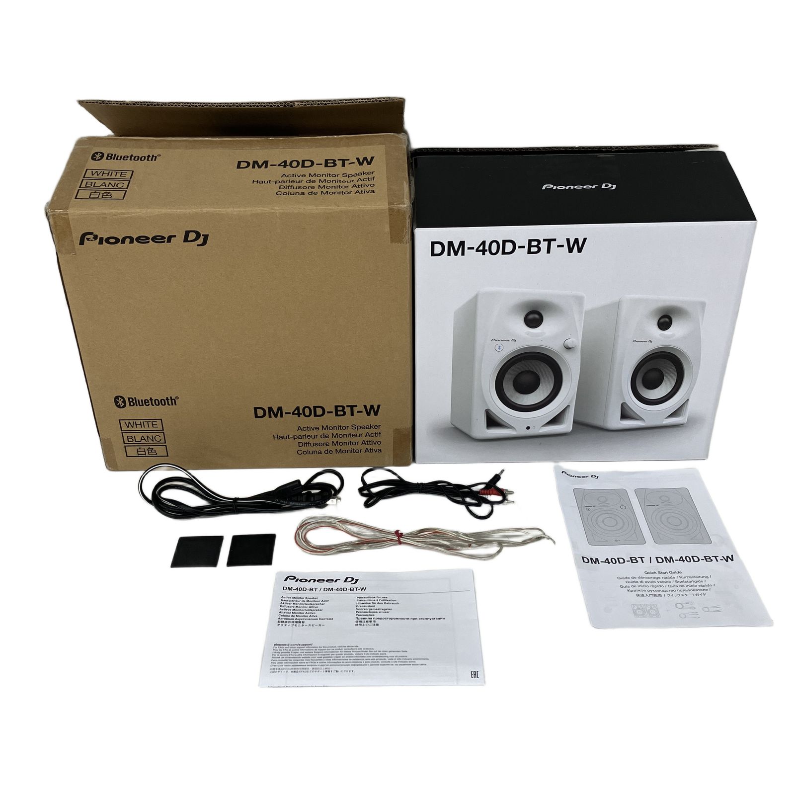 Pioneer DJ DM 40 D BT W パワード モニタースピーカー Bluetooth対応 DTM パイオニア 音響機材