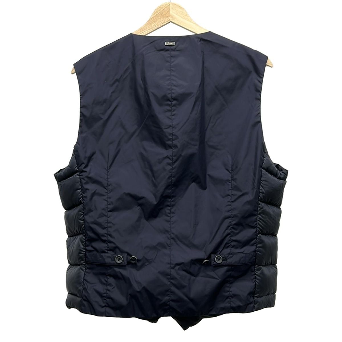 HERNO ヘルノ ダウンベスト サイズ52 L メンズ - ダークネイビー 冬