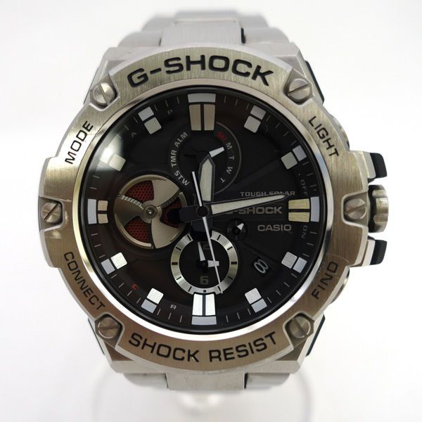 CASIO | カシオ ◆G-SHOCK G-STEEL タフソーラー Bluetooth モバイルリンク GST-B 100 メンズ|MEN|男性|ボーイズ|紳士 腕時計|うでとけい|ウォッチ|Watch ソーラー ブランド