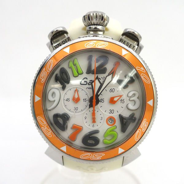 GaGa MILANO / ガガミラノ ◇マヌアーレ48 クロノグラフ 腕時計