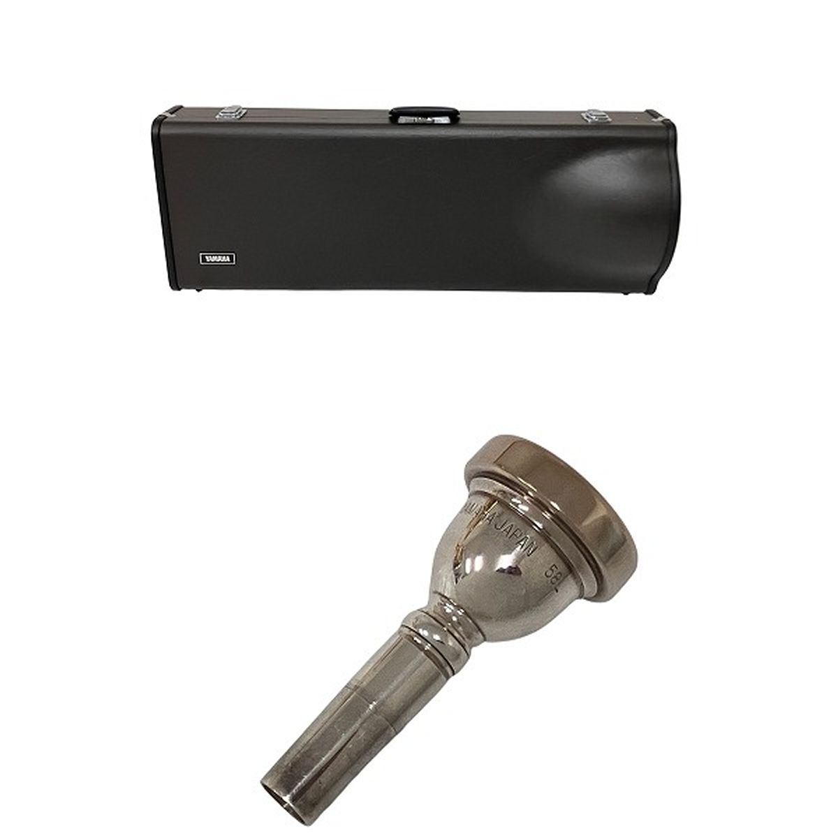 YAMAHA YBL 421 G バストロンボーン 85 L マウスピース ケース付き 管楽器 ヤマハ 良好